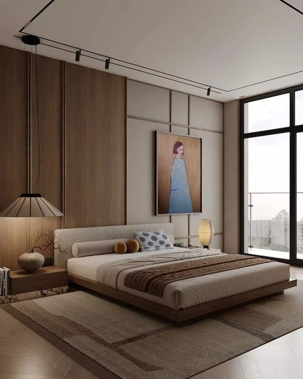 thiết kế nội thất phòng ngủ 20m2